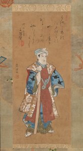 Bando Mitsugoro II come Shinbei nella commedia Kabuki Sukeroku, fine XVIII-inizio XIX secolo da Utagawa Toyokuni I