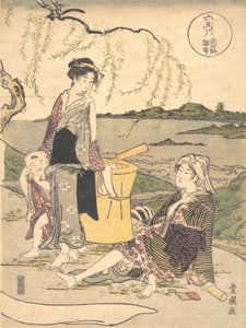 Chofu no Tamagawa da Utagawa Toyokuni I