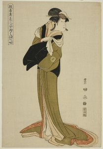Hamamuraya: Segawa Kikunojo III, dalla serie "Ritratti di attori sul palco (Yakusha butai no sugata-e)"