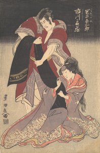 Scena da un dramma, ca. 1804 da Utagawa Toyokuni I
