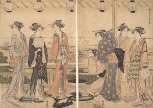 Le quattro stagioni nel sud di Edo: una scena estiva Minami shiki, Natsu [no] kei
