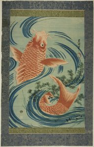 La carpa rossa da Utagawa Toyokuni I