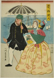Russi (Oroshiajin) da Utagawa Yoshikazu