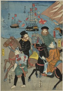 Veduta di Miyozaki a Yokohama (Miyozaki Yokohama ichiran)