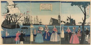 Inghilterra (Igirisu koku) da Utagawa Yoshitora