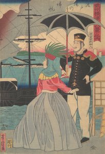 Vele di ritorno ai moli [coppia americana], 1° mese, 1861