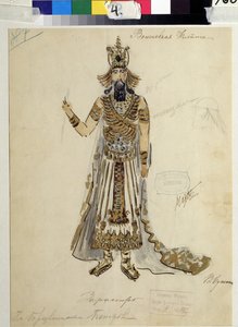 Disegno di costume per l
