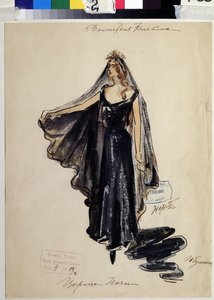 Disegno di costume per l
