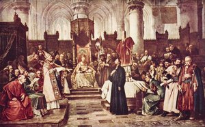 Jan Hus a Costanza, illustrazione da 