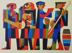 Quattro musicisti, 2017 da Vadym Vaskovsky