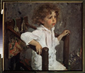 Ritratto di Mika Morosov da Valentin Aleksandrovich Serov