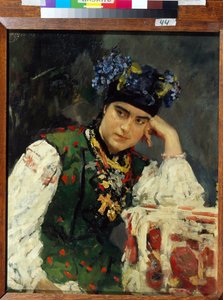 Ritratto di Sofia Dragomirov da Valentin Aleksandrovich Serov