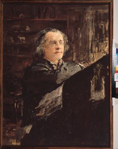 Ritratto del compositore russo Aleksandr Serov da Valentin Aleksandrovich Serov