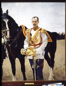 Ritratto del granduca Paolo Aleksandrovich di Russia da Valentin Aleksandrovich Serov