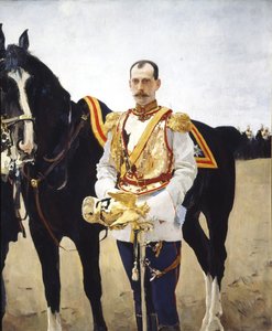 Ritratto del Granduca Paolo Aleksandrovich di Russia 1860-1919, 1897 da Valentin Aleksandrovich Serov