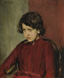Ritratto di Praskovia Anatolievna Mamontova, 1887 da Valentin Aleksandrovich Serov