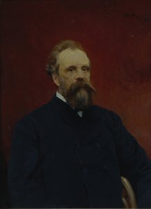 Ritratto di Sergei Mikhailovich Tretyakov da Valentin Aleksandrovich Serov