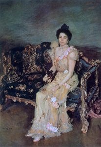 Ritratto di Sofia Mikhailovna Botkina da Valentin Aleksandrovich Serov