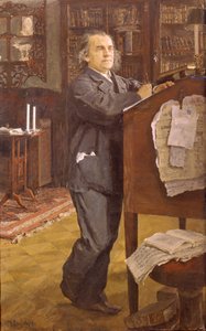 Ritratto del compositore Alexander Serov, 1889 da Valentin Aleksandrovich Serov