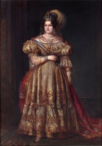 Ritratto di Maria Cristina delle Due Sicilie da Valentin Carderera y Solano