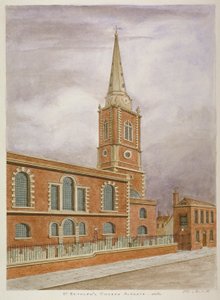 Chiesa di St Botolph, Aldgate, Città di Londra, 1806 da Valentine Davis
