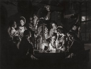 Un esperimento su un uccello nella pompa ad aria dopo Joseph Wright of Derby, 1769