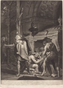 Miravan apre la tomba dei suoi antenati, 1772 da Valentine Green