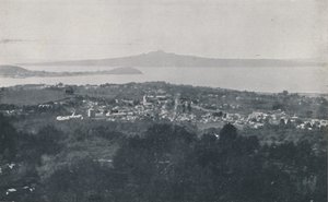 Porto di Auckland, 1924 da Valentine and Sons Ltd