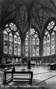 Chapter House, Abbazia di Westminster, XX secolo da Valentine and Sons Ltd