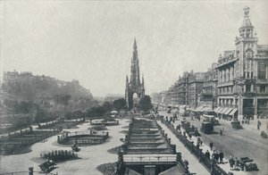 Princes Street, Edimburgo, 1910