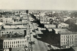 Winnipeg oggi, guardando su Main Street. - La rapida crescita del Canada moderno, c1930