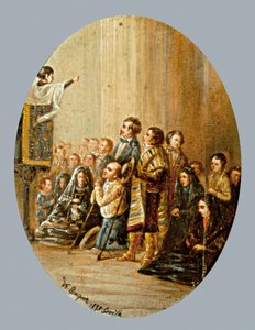 Il sermone da Valeriano Domínguez Bécquer
