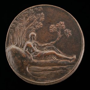 Bembo accanto a un ruscello [retro]