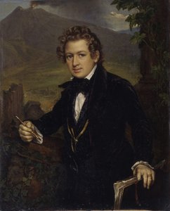 Ritratto del pittore Karl Pavlovich Bryullov 1799-1852, 1836