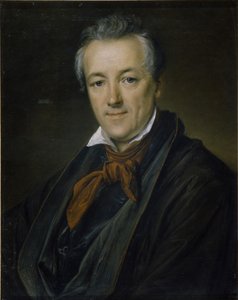 Ritratto del pittore Pyotr Fyodorovich Sokolov da Vasili Andreevich Tropinin