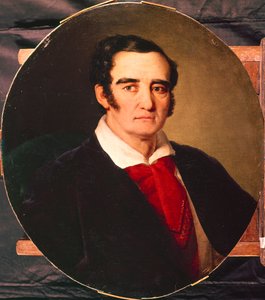 Ritratto del pittore Giuseppe Angiolo Artari 1792-1863, 1830s da Vasili Andreevich Tropinin
