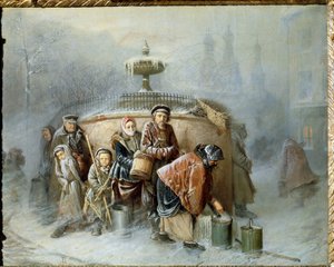 La coda alla fontana da Vasili Grigorevich Perov