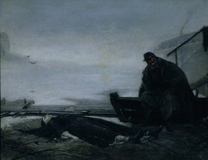 Il naufrago, metà del 1860 da Vasili Grigorevich Perov