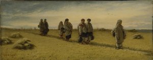 Il ritorno dei mietitori dal campo nella provincia di Ryazan da Vasili Grigorevich Perov