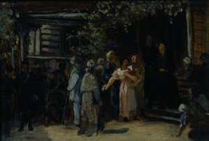 Visita a un eremita da Vasili Grigorevich Perov