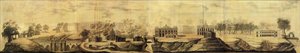 Vista panoramica del progetto Tsaritsyno, 1776