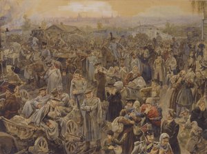 Il ritiro delle truppe russe da Mosca nel 1812, 1907