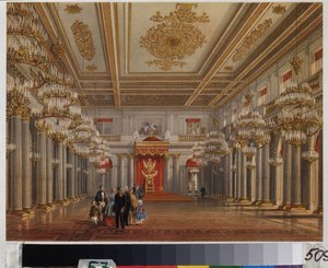 La sala del trono del Palazzo d