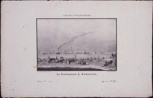 Vedute di San Pietroburgo. La fortezza di Pietro e Paolo, 1833