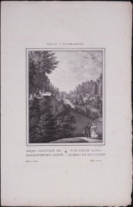 Vedute di San Pietroburgo. Veduta del parco di Pavlovsk da Vasili Semenovich Sadovnikov