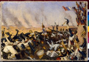 La fine della battaglia di Borodino, 7 settembre 1812 da Vasili Vasilievich Vereshchagin