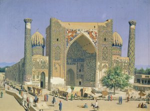 Medrasah Shir-Dhor a Registan, Samarcanda