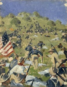 Theodore Roosevelt prende le alture di San Juan da Vasili Vasilievich Vereshchagin