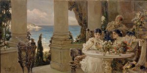 Sulla terrazza da Vasilii Kotarbinsky