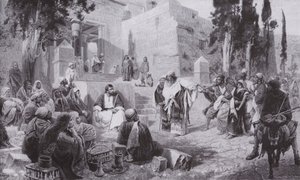 Gesù e la donna sorpresa in adulterio da Vasilij Dmitrievich Polenov
